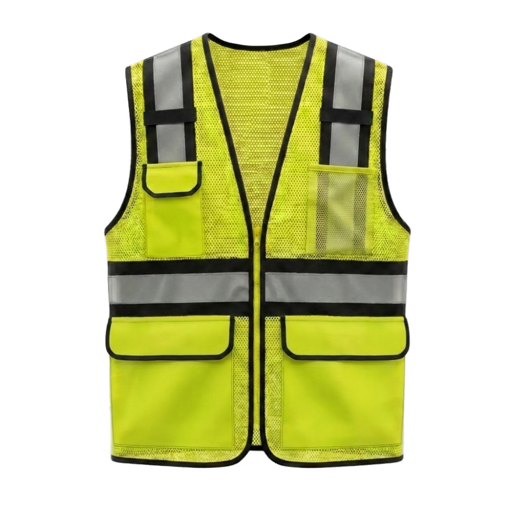 Black Hi-Vis Executive Safety Vest - Image 3