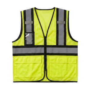 Black Hi-Vis Executive Safety Vest