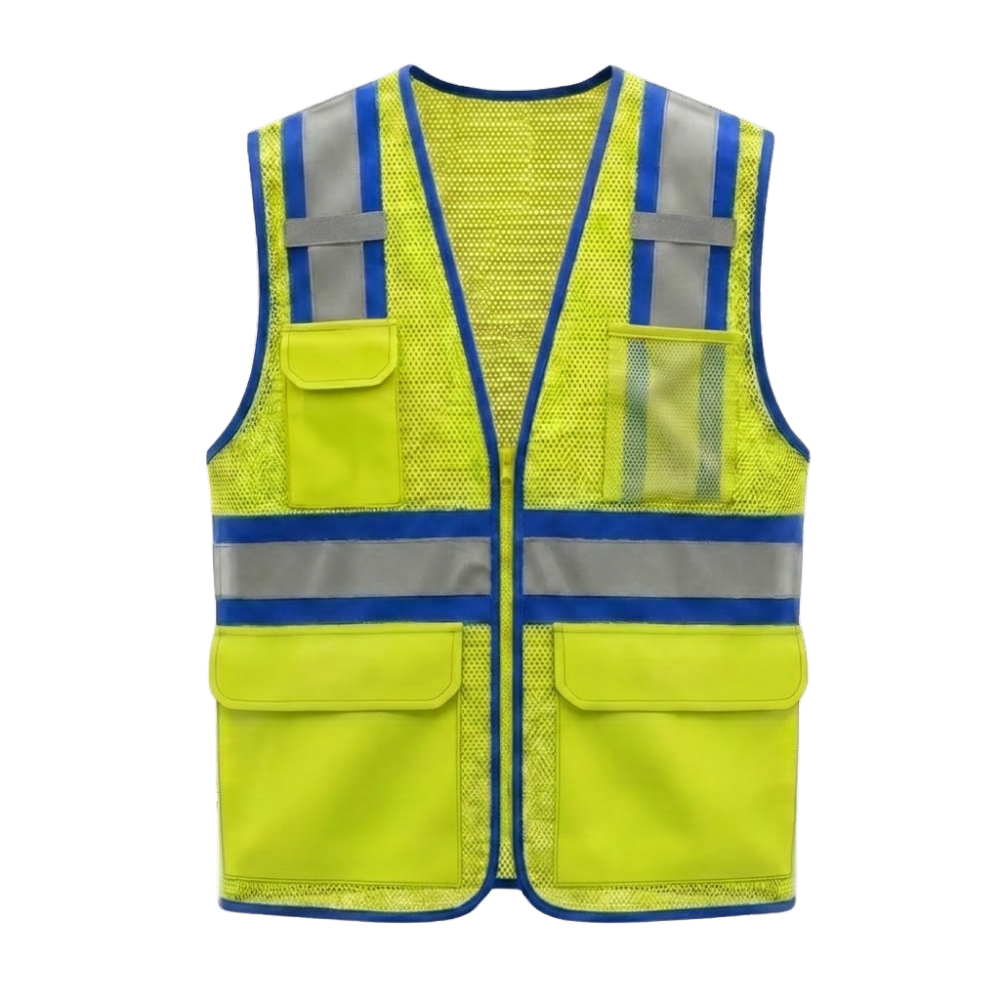 Blue Hi-Vis Executive Safety Vest