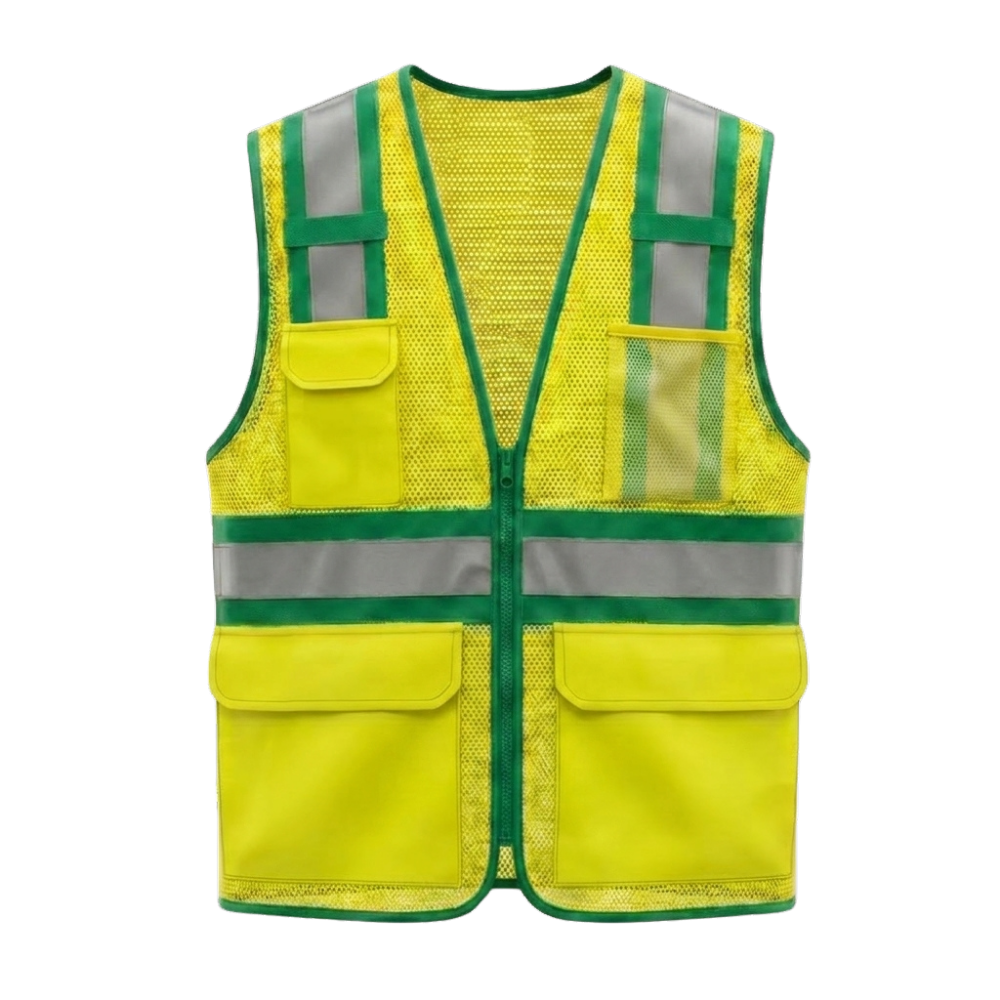 Green Hi-Vis Executive Safety Vest