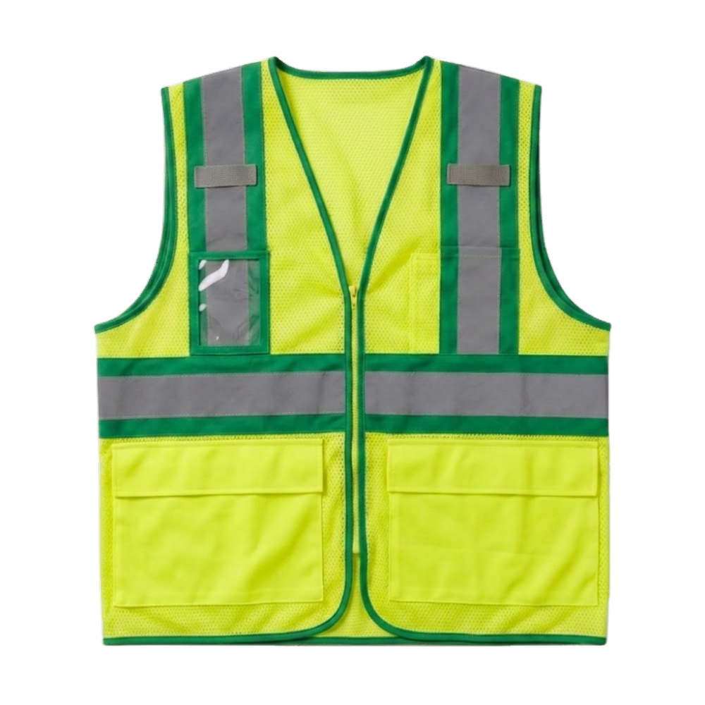 Green Hi-Vis Executive Safety Vest - Image 3