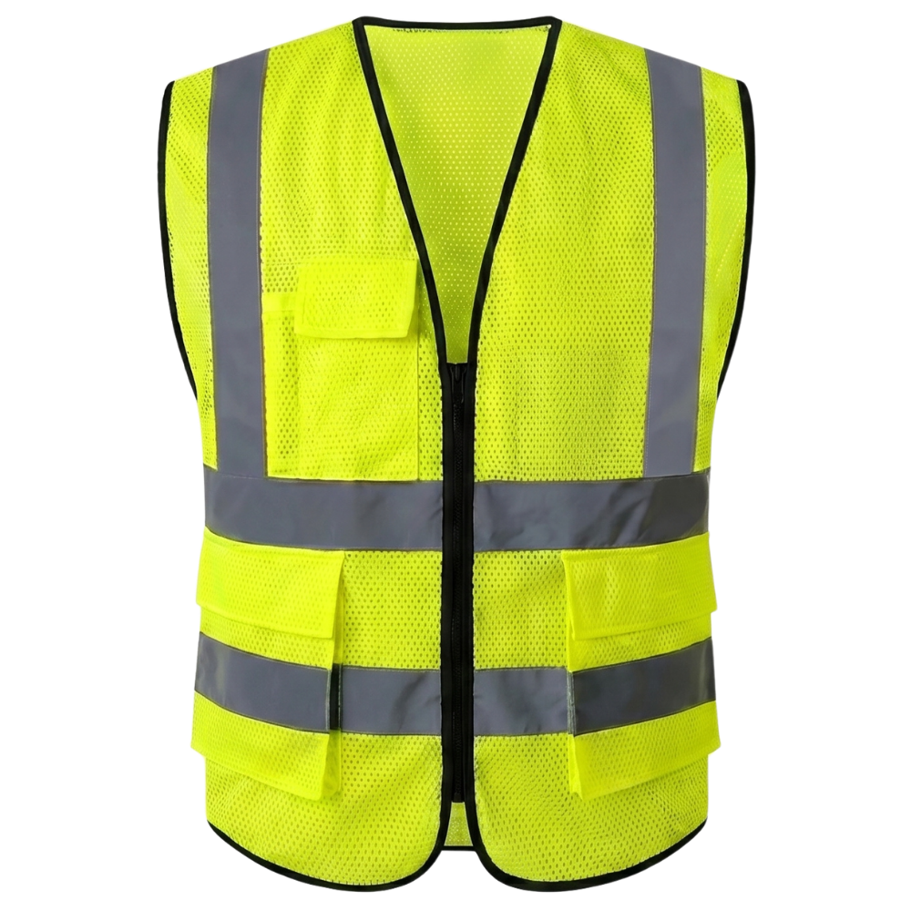 High-Brightness Safety Vest | CE/ANSI Certified | For Delivery Partners/Drivers