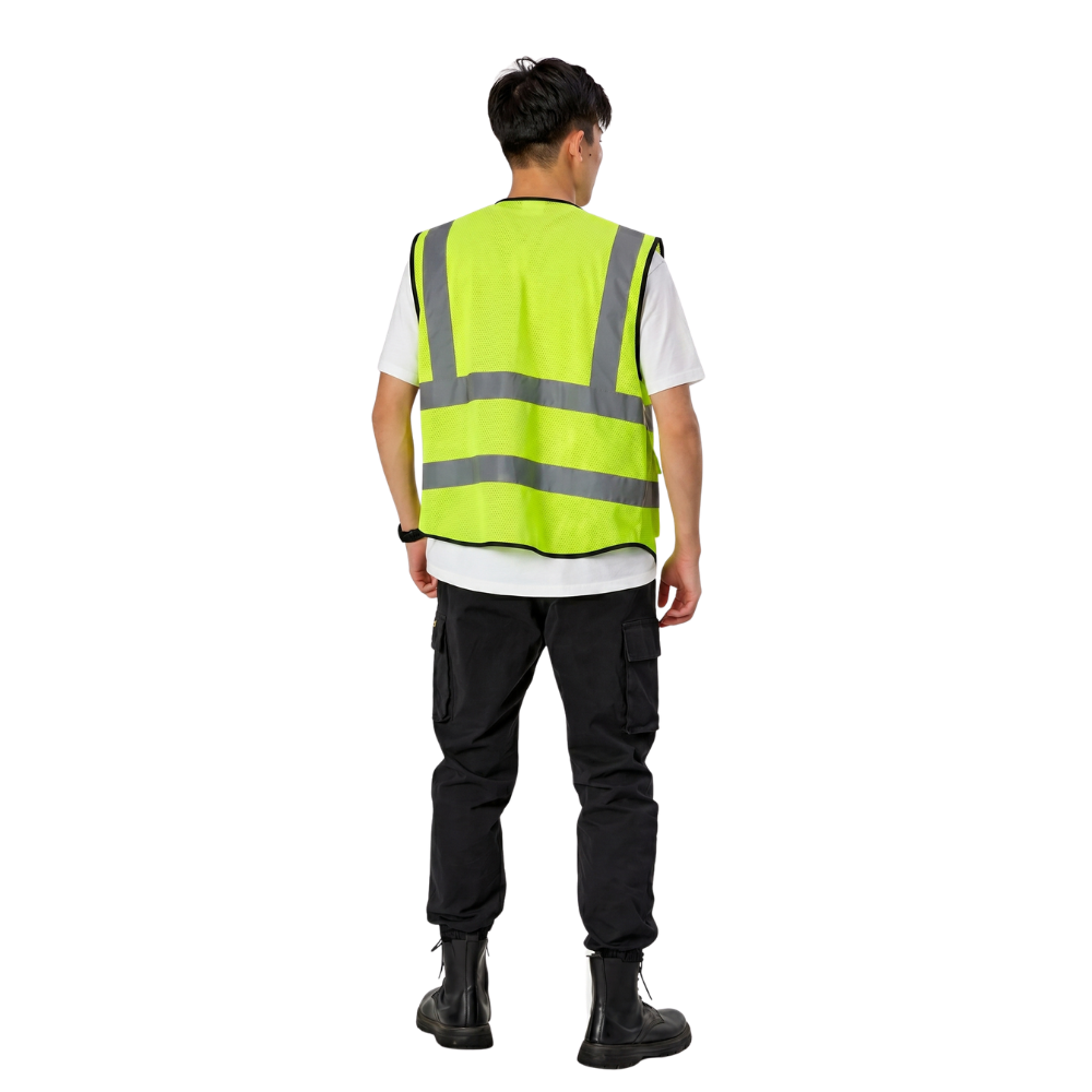 High-Brightness Safety Vest | CE/ANSI Certified | For Delivery Partners/Drivers - Image 4